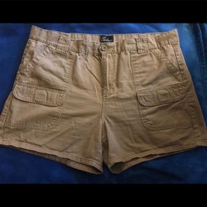 Womens Khaki Shorts Size 14